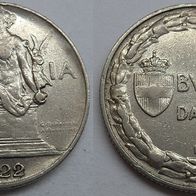 Italien 1 Lira 1922 ## B7