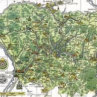 Gössweinstein - Behringersmühle Landkarte Prospekt