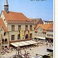 Göttingen Prospekt mit kleinem Stadtplan von 1986