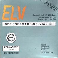 10er Pack 5,25" 1,2 MB HD Disketten ELV orange formatiert NEU - OVP