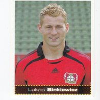 Panini Fussball 2007 /08 Lukas Sinkiewicz Bayer 04 Leverkusen Nr 319