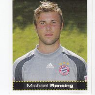 Panini Fussball 2007 /08 Michael Rensing FC Bayern München Nr 341