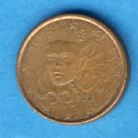 Frankreich 1 Cent 2001