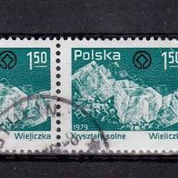 Polen Mi. Nr. 2639 - 2fach waagerecht - Salzbergwerk Wieliczka o <