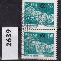 Polen Mi. Nr. 2639 - 2fach senkrecht - Salzbergwerk Wieliczka o <