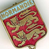 Normandie emaillierte Anstecknadel Brosche Pin :