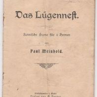 Rollenexemplar " Das Lügennest" von Paul Meinhold