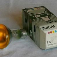 Philips Reflektorspot-Glühbirne, E27, gelb, 40W