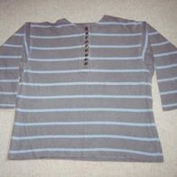 grau-blau gestreiftes Shirt Gr. 38/40 (42) von Together
