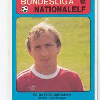 Americana Bundesliga / Nationalelf Bernd Dürnberger FC Bayern München Nr 34
