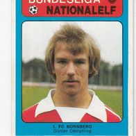 Americana Bundesliga / Nationalelf Günter Dämfling 1. FC Nürnberg Nr 95