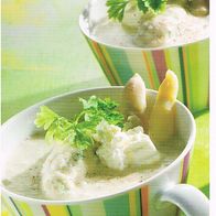 Spargelsuppe mit Kerbelklößchen (Rez-K) - Infokarte über...