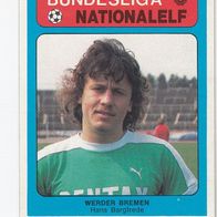 Americana Bundesliga / Nationalelf Hans Bargfrede Werder Bremen Nr 138