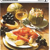 Melone mit Schinken - Melonencocktail (Rez-K) - Infokarte über...