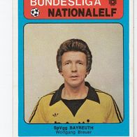 Americana Bundesliga / Nationalelf Wolfgang Breuer SpVgg Bayreuth Nr 331