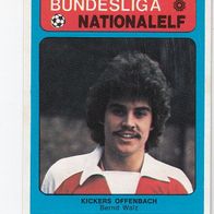 Americana Bundesliga / Nationalelf Bernd Walz Kickers Offenbach Nr 435