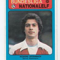 Americana Bundesliga / Nationalelf Bernd Nathmann Kickers Offenbach Nr 439