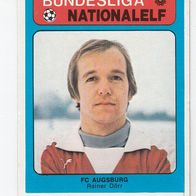 Americana Bundesliga / Nationalelf Rainer Dörr FC Augsburg Nr 477