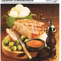 Knuspriger, karierter Schweinebraten (Rez-K) - Infokarte über...