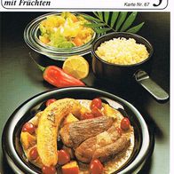 Lammsteaks mit Früchten (Rez-K) - Infokarte über...