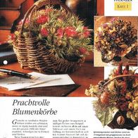 Prachtvolle Blumenkörbe (Deko-K) - Infokarte über