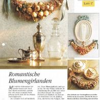 Romantische Blumengirlanden (Deko-K) - Infokarte über