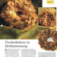 Trockenkränze in Herbststimmung (Deko-K) - Infokarte über