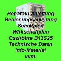 Bedienungsanleitung, Reparatur, Service Oszilloskop EO2-130, EO 2-131, DDR