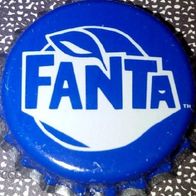 Fanta soda Kronkorken blau-weiß Kronenkorken aus England UK 2017 neu in unbenutzt