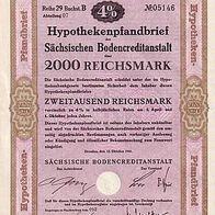 2x Sächsische Bodencreditanstalt 1941