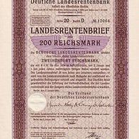 4x Deutsche Landesrentenbank 1941