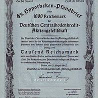 Deutsche Centralbodenkredit von 1942