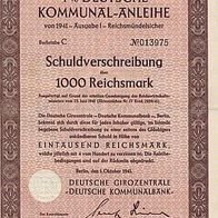 Deutsche Kommunalanleihe 1941