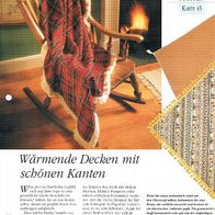 Wärmende Decken mit schönen Kanten (Deko-K) - Infokarte über