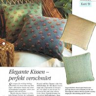 Elegante Kissen - perfekt verschnürt (Deko-K) - Infokarte über