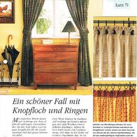 Ein schöner Fall mit Knopfloch und Ringen (Deko-K) - Infokarte über