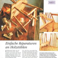 Einfache Reparaturen an Holzstühlen (Deko-K) - Infokarte über