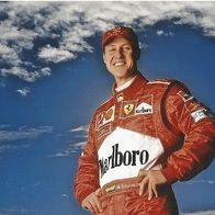 Michael Schumacher - 15 x 10 Foto - Ex Ferrari - unsigniert - LOOK