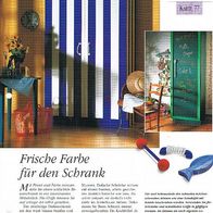 Frische Farbe für den Schrank (Deko-K) - Infokarte über