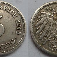 Kaiserreich 5 Pfennig 1912 A ## S12