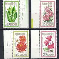 DDR 1966, MiNr: 1189 - 1192 alle vom Seitenrand sauber postfrisch