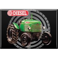 Küchenmagnet - Länderflagge Kuba - Gr.ca. 8x5,5 Cm - 38065