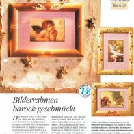 Bilderrahmen barock geschmückt (Deko-K) - Infokarte über