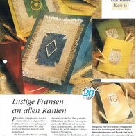 Lustige Fransen an allen Kanten (Deko-K) - Infokarte über