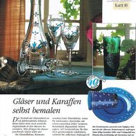 Gläser und Karaffen selbst bemalen (Deko-K) - Infokarte über