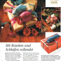 Mit Rosetten und Schleifen vollendet (Deko-K) - Infokarte über