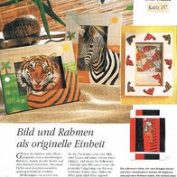 Bild und Rahmen als originelle Einheit (Deko-K) - Infokarte über