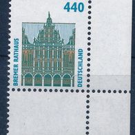 Bund 1937 postfrisch SWK Bremen Rathaus 1997