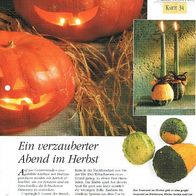 Ein verzauberter Abend im Herbst (Deko-K) - Infokarte über