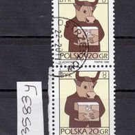 Polen Mi. Nr. 3583 y - 2fach senkrecht - Tierkreiszeichen Stier o <
